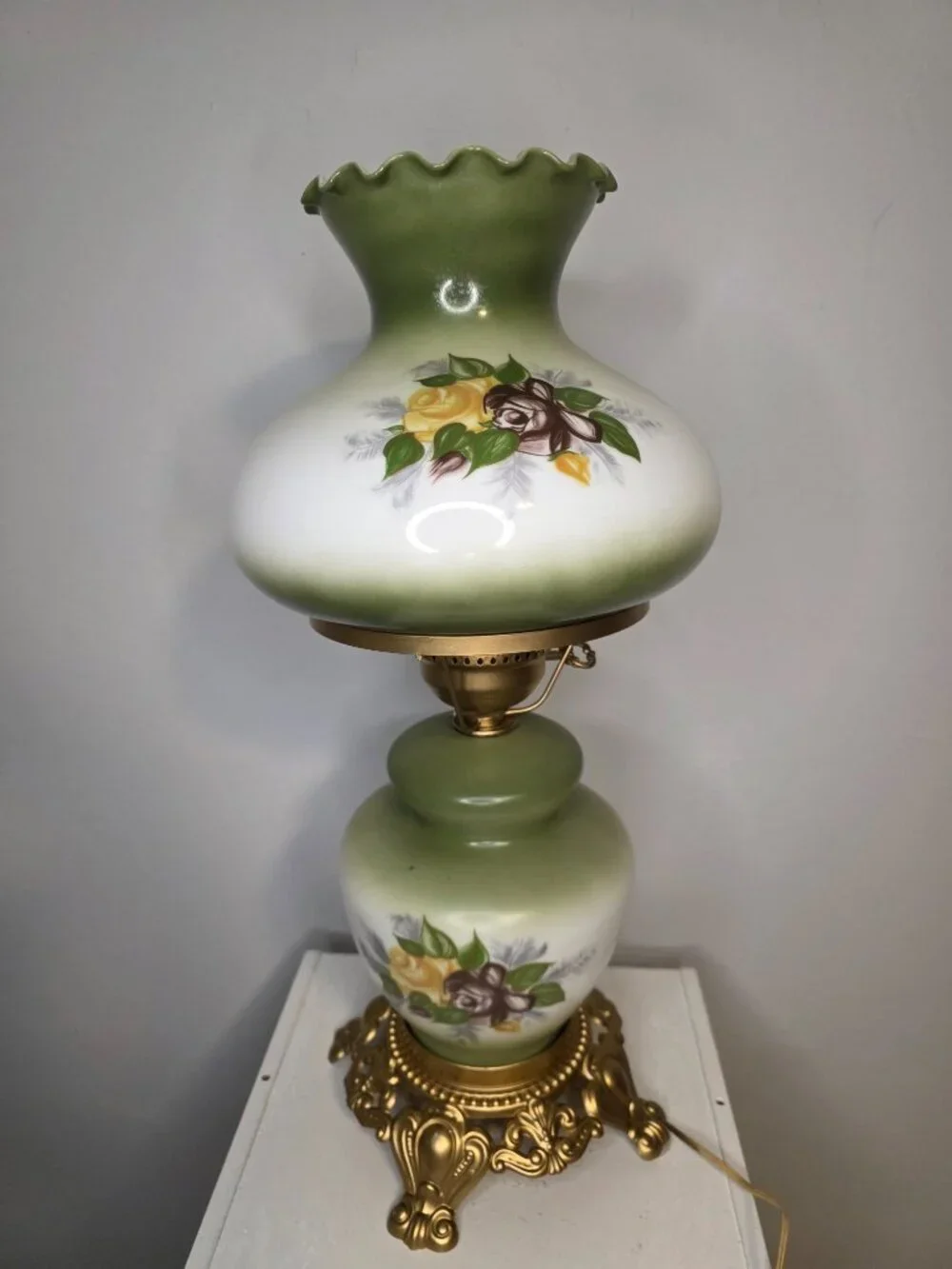 N/A floral green